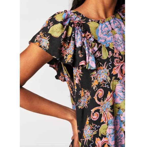 FREE PEOPLE | Yara Printed Mini Dress - Twilight Combo - Picture 3 of 7